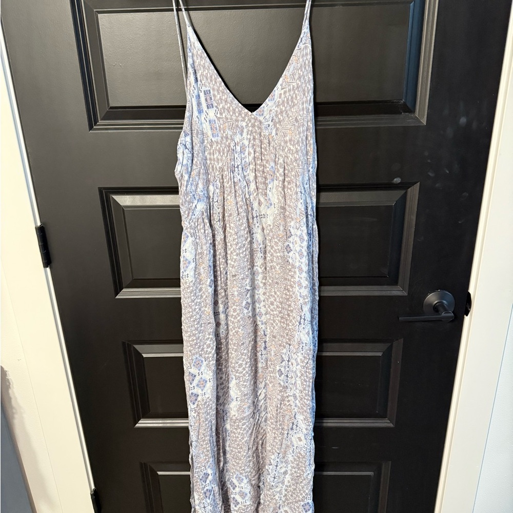 Mahina Blue Patterned Women's Dress